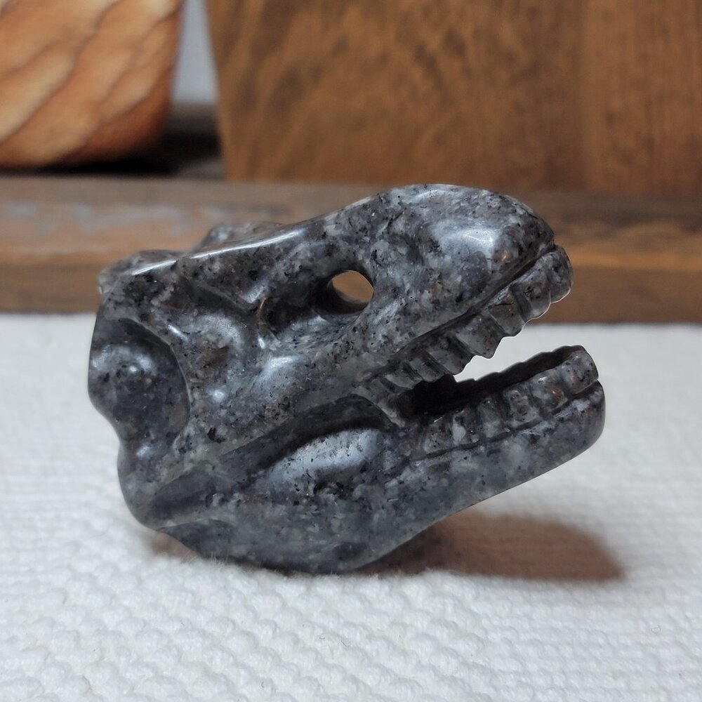 T-Rex Skull - Carved Yooperlite